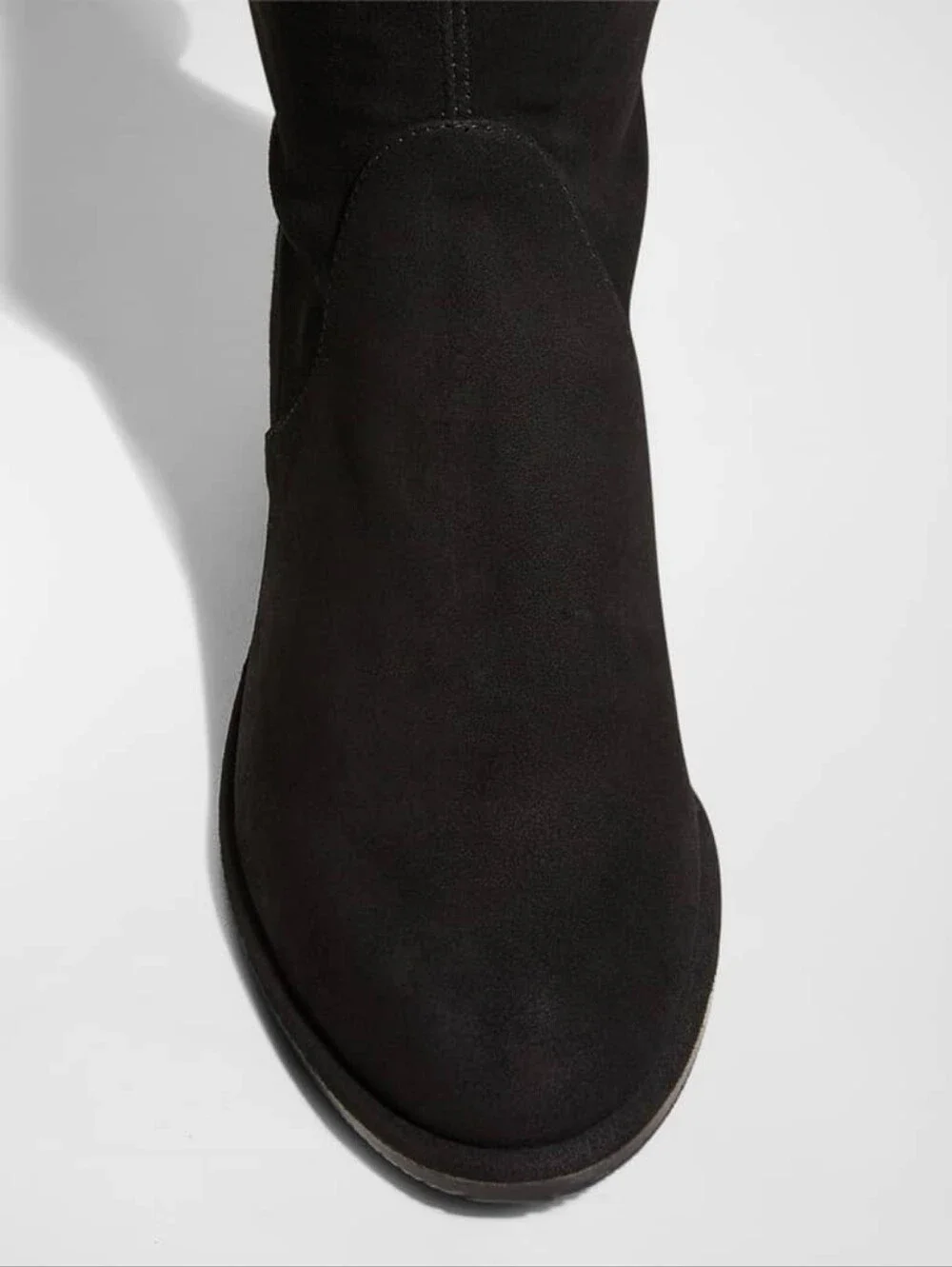 Stuart Weitzman Black Lowland Suede Over-The-Knee Boots Sz 6.5 New